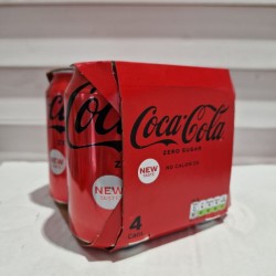 Coca Cola Zero Sugar 4pk 330ml