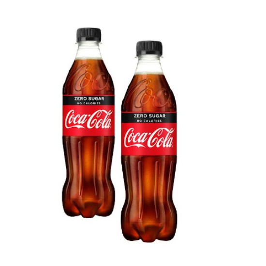 Coca Cola Zero Sugar 500ml - 2 For £1.50