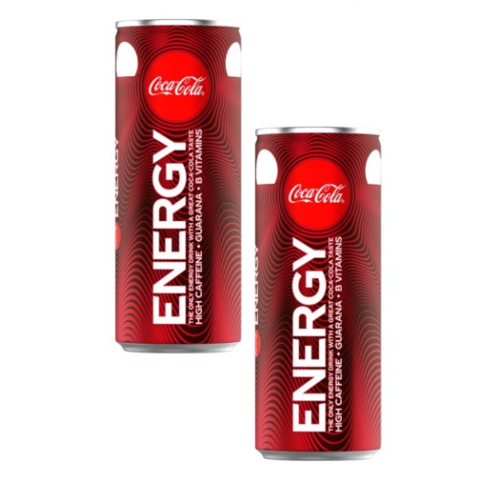 Coca Cola Energy 250ml Can - 2 For £1