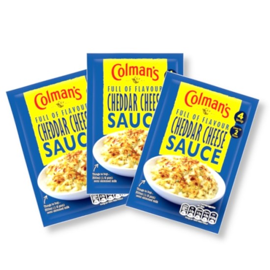 Colman's Full of Flavour Cheddar Cheese Sauce Sachets 40g - 3 For £1