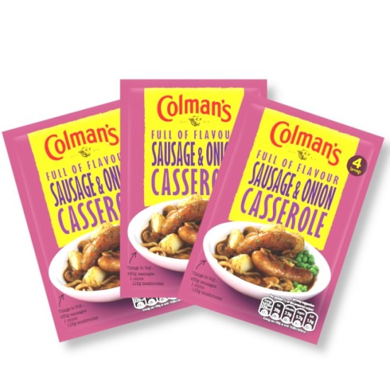 Colman's Full of Flavour Sausage Casserole Sachets 39g - 3 For £1