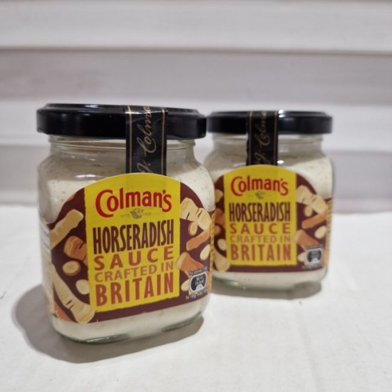Colmans Horseradish Sauce 136g - 2 For £1.50