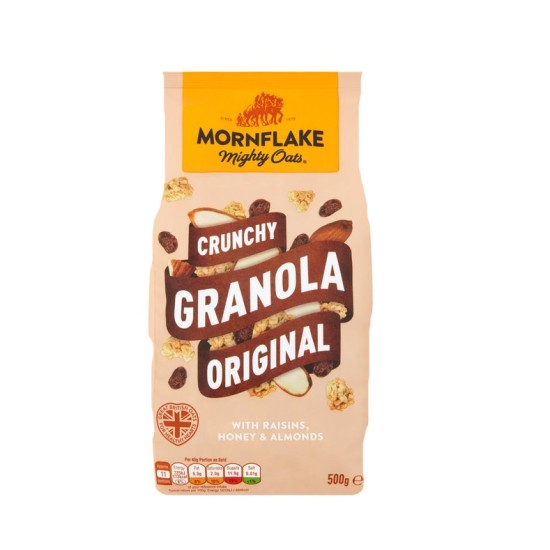 Crunchy Granola Original Raisins Honey Almonds Cereal 500g