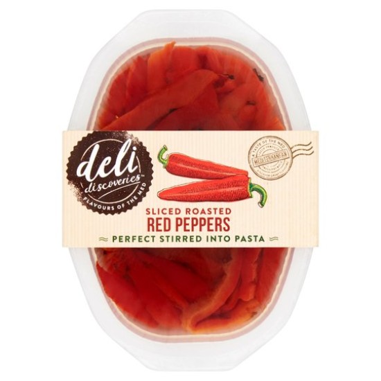 Deli Ready To Eat Slice Roasted Red Peppers 120g