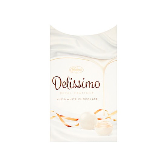 Delissimo Royal Pralines Milk & White Chocolate 105g