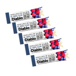 Diablo No Added Sugar Forest Fruits Yogurt & Muesli Bars 30g - 5 For £1