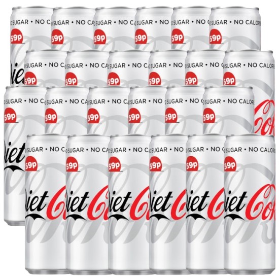 Diet Coke Cans 250ml x 24 CASE PRICE