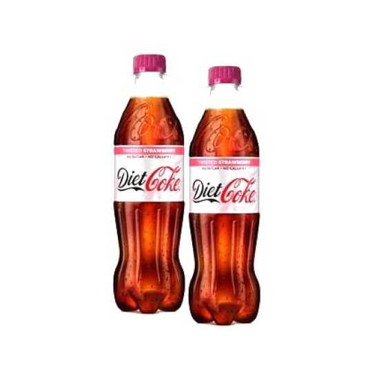Diet Coke Twisted Strawberry 500ml - 2 For £1