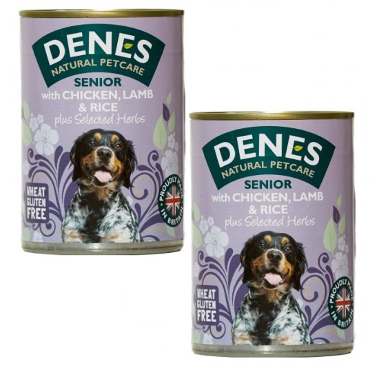 Denes Senior Chicken Lamb & Rice with Selected Herbs - 2 For £1.50