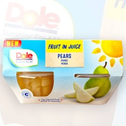 Dole Pears in Fruit Juice 4pk 452g