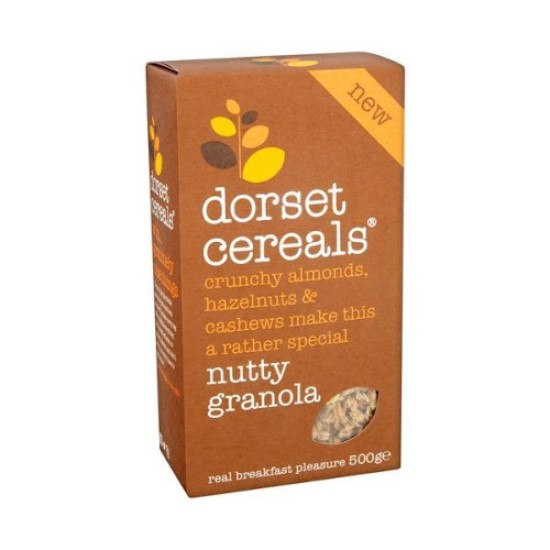 Dorset Cereal Nutty Granola Crunchy Almonds Hazelnuts & Cashews 500g