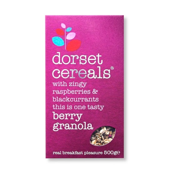 Dorset Cereals Zingy Raspberry & Blackcurrant Berry Granola 500g