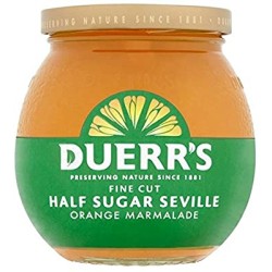 Duerrs Fine Cut Half Sugar Seville Orange Marmalade 390g