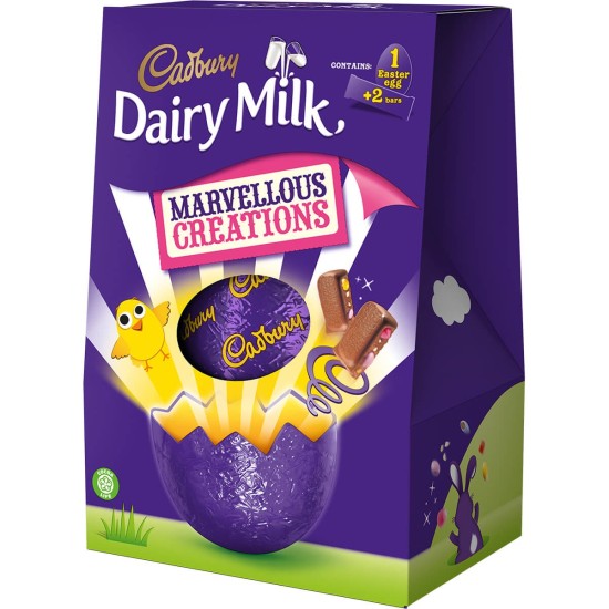 Cadburys Dairy Milk Marvellous Creations Easter Eggs 271g - £1