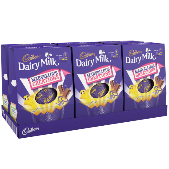 Cadbury DairyMilk Eggs Marvellous Creations 6x Case Price