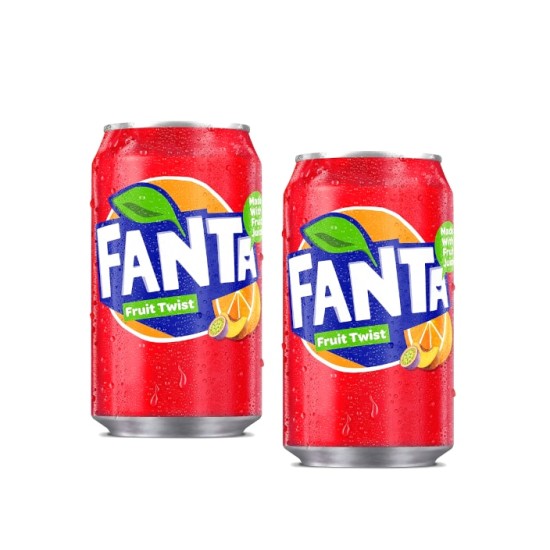Fanta Fruit Twist Can 330ml - 2 For £1