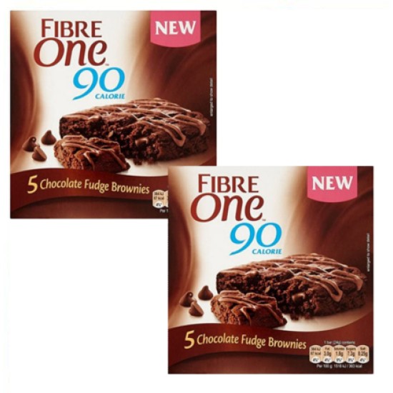 Fibre One 90 Calorie Chocolate Brownie 5pack - 2 for £1 