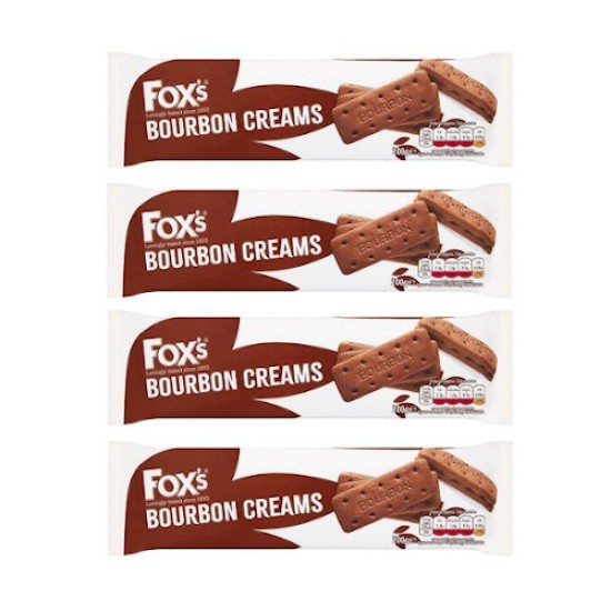 Foxs Bourbon Cream Biscuits 200g - 4 For £1