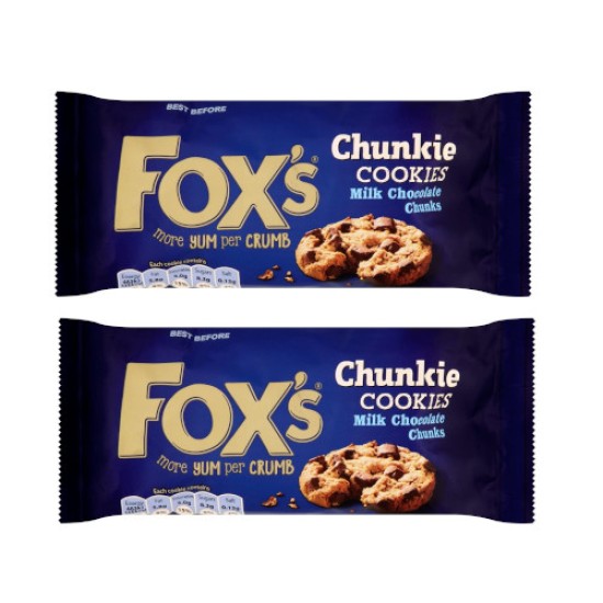 Foxs Chunkie Cookies 180g - 3 For £1