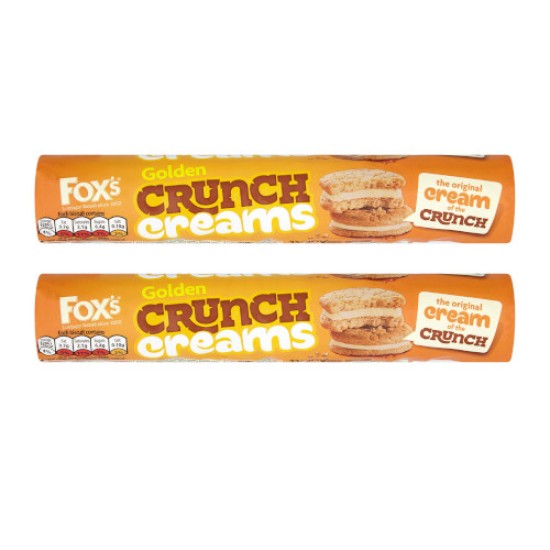 Foxs Golden Crunch Creams 230g - 2 For £1