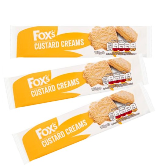 Foxs Custard Creams 150g - 3 For £1