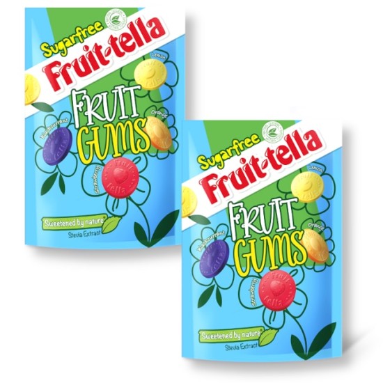 Fruit-tella Sugar Free Fruit Gums 90g - 2 For £1.50