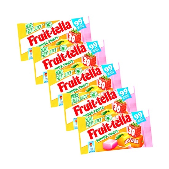 Fruit-Tella Summer Fruits Sweets 28g - 5 For £1