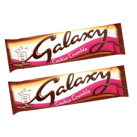Galaxy Cookie Crumble 40g - 2 for £1