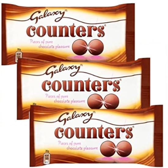 Galaxy Chocolate Counters 35g - 3 For £1