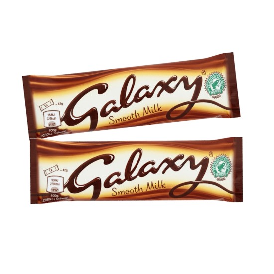 Galaxy Smooth Milk Chocolate Bar 42g - 2 For £1