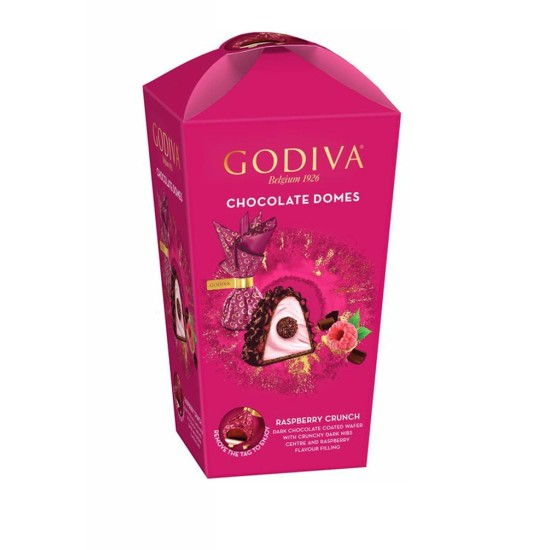 Godiva Raspberry Domes Chocolate 150g