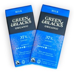Green & Blacks Organic 37% Cocoa Milk chocolate 90g