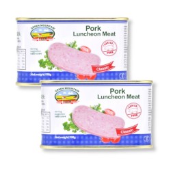 Pork Luncheon Meat Green Mountain Farm 198g - 2 For £1