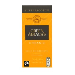 Green & Blacks Organic Butterscotch Milk Chocolate 100g