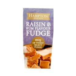 Hampton Rum & Raisin Fudge 160g 