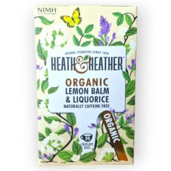 Heath & Heather Organic Lemon Balm & Liquorice Infusion 20's