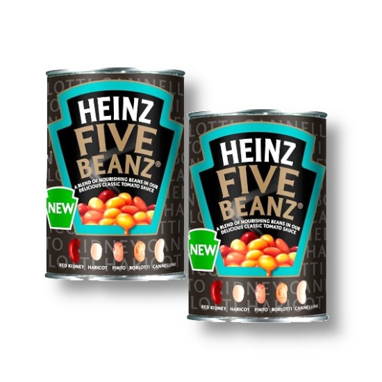 Heinz Five Beanz in Tomato Sauce 415g - 2 For £1