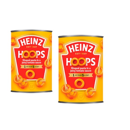 Heinz Spaghetti Hoops 400g - 2 For £1