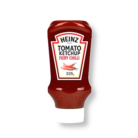 Heinz Tomato Ketchup Fiery Chilli Sauce 225g - 2 For £1