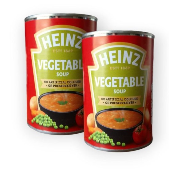 Heinz Vegetable Soup Tinned 400g - 2 for £1.50