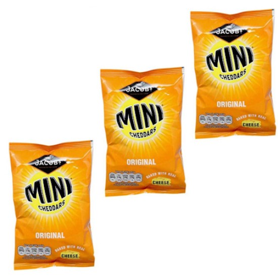 Jacobs Mini Cheddars Original 50g - 3 For £1