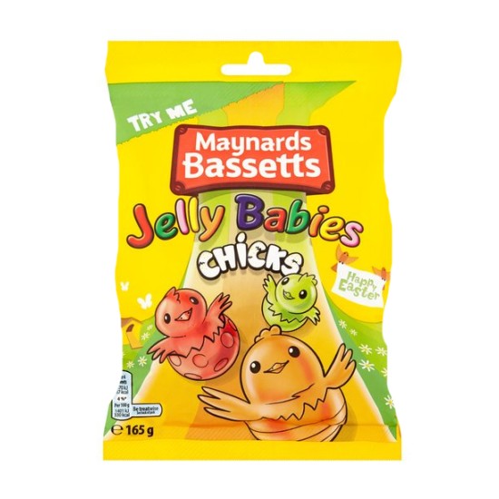 Maynards Bassetts Jelly Babies Chicks Sweets 165g