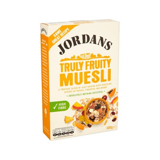 Jordans Truly Fruity Muesli  Cereal 600g