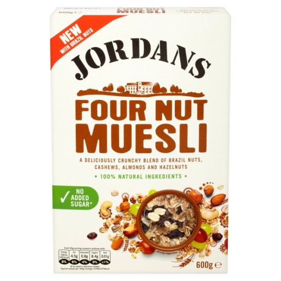Jordans Four Nut Muesli Cereal 600g
