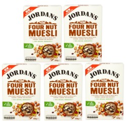 Jordans Four Nut Muesli Cereal CASE PRICE 5 x 600g
