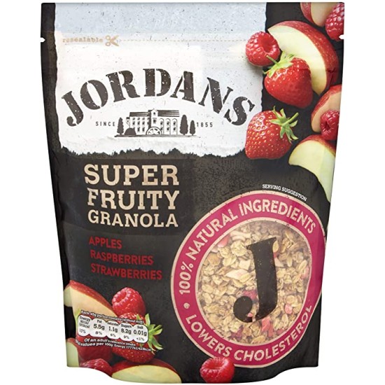 Jordans Apple Strawberry Raspberry Granola Cereal 550g