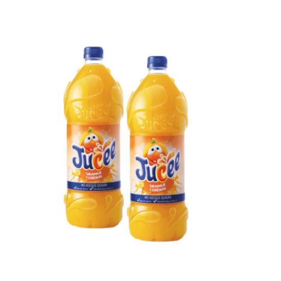 Jucee Orange Cordial 1.5L - 2 for £1.50