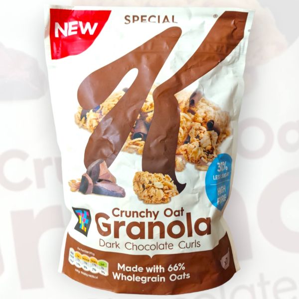 Special K Crunchy Oat Granola Dark Chocolate Curls