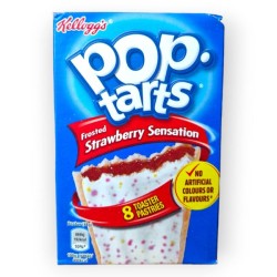 Kelloggs Pop Tarts Frosted Strawberry Sensations 8pk