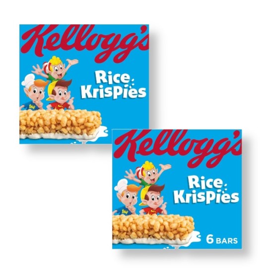 Kellogg's Rice Krispy Cereal Bars 120g 6pk - 2 For £1.50